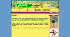Desktop Screenshot of izquierdo-decoracion.net
